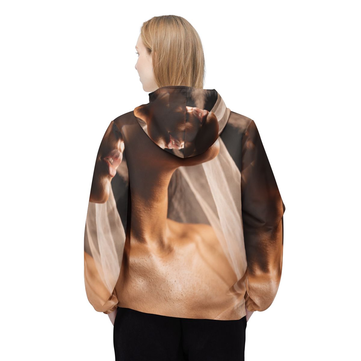 Unisex Windbreaker - Luminous Shadows | Echovira Gallery