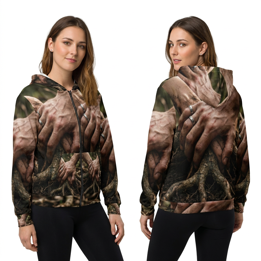 Women's Forest Roots Zip Hoodie