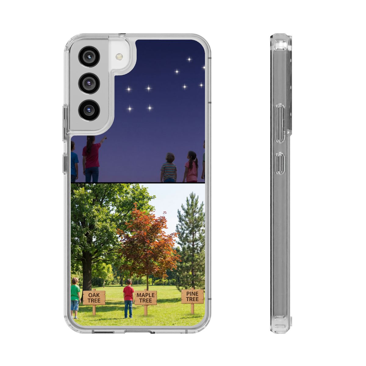 Clear Impact-Resistant Case - Starry Shield