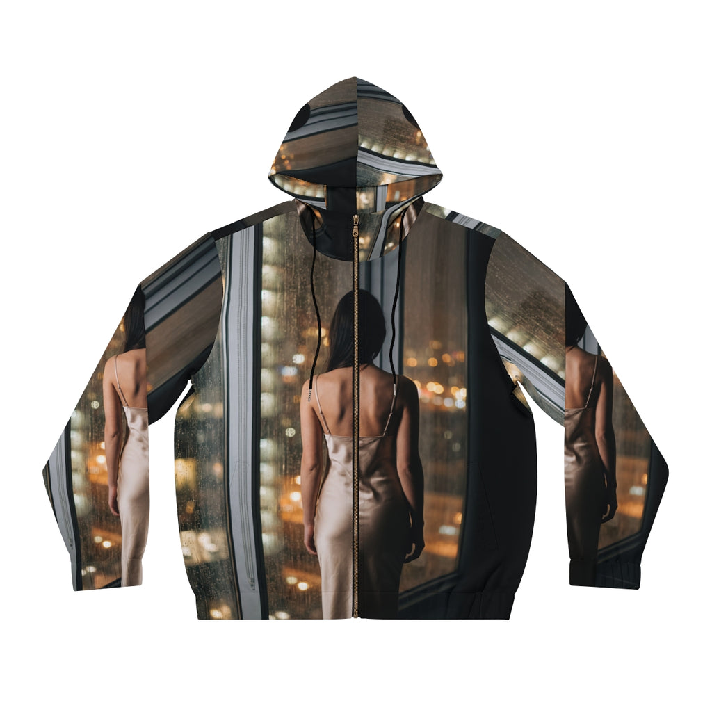 Men's Full-Zip Hoodie - Urban Solitude