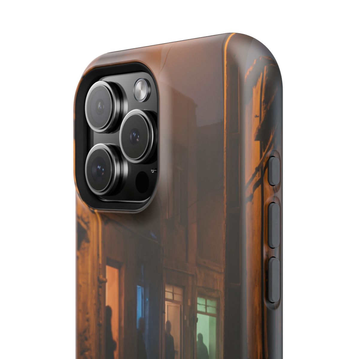 Impact-Resistant Apple iPhone Cases - Shadows of the City | iPhone 17 Pro Max, 17 Pro, 17 Air & More