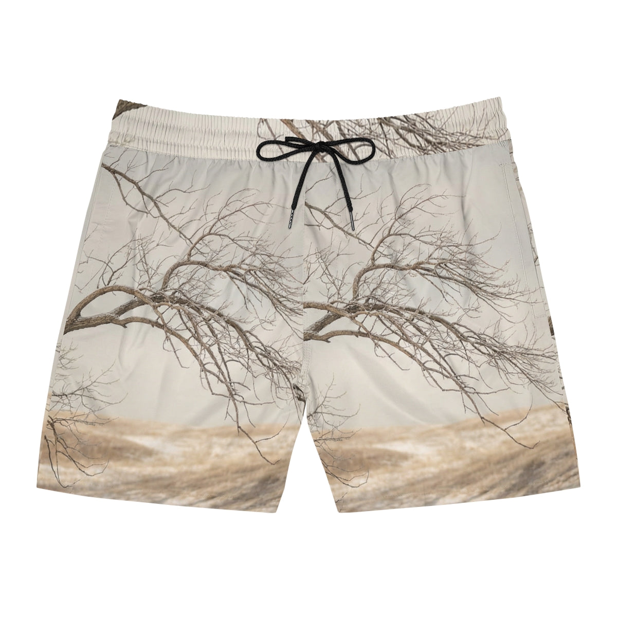 Men's Mid-Length Swim Shorts - Winter Branch Solitude... |...