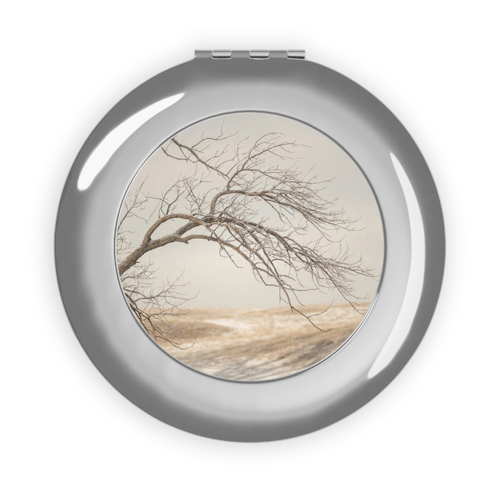 Travel Mirror - Hushed Winter Beauty