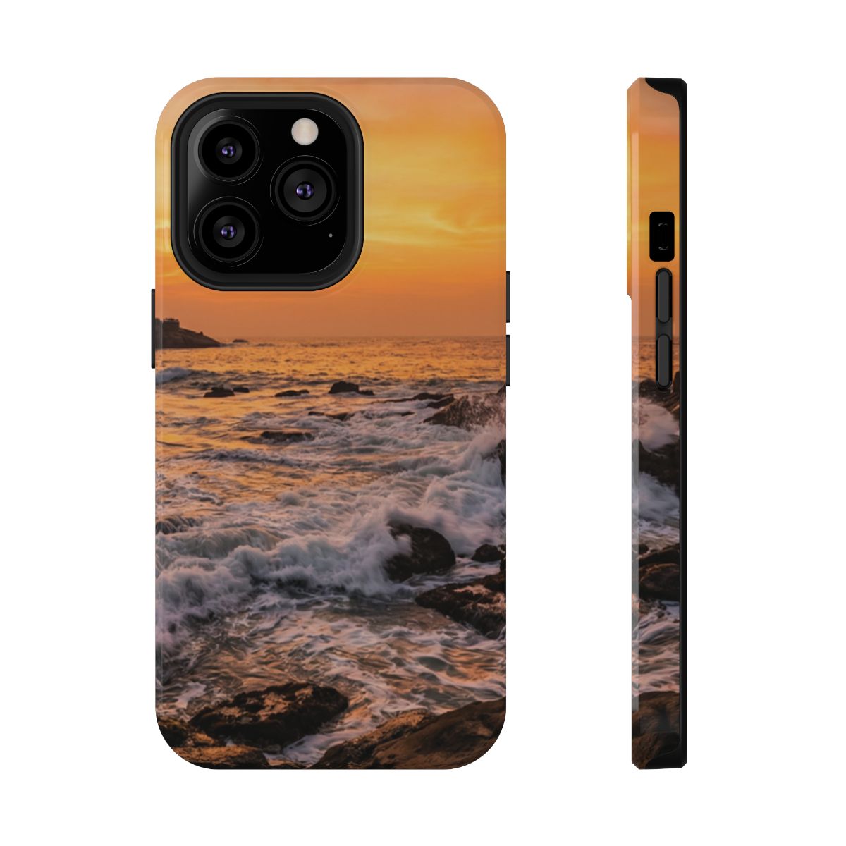Impact-Resistant Cases - Phone Case - Sunrise Coastal Art— sizes part 1/2
