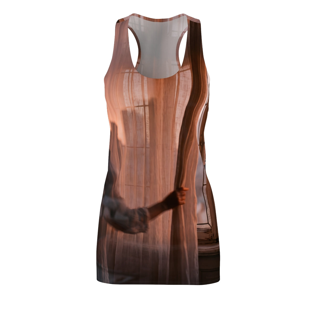 City Window Reflection Racerback Dress