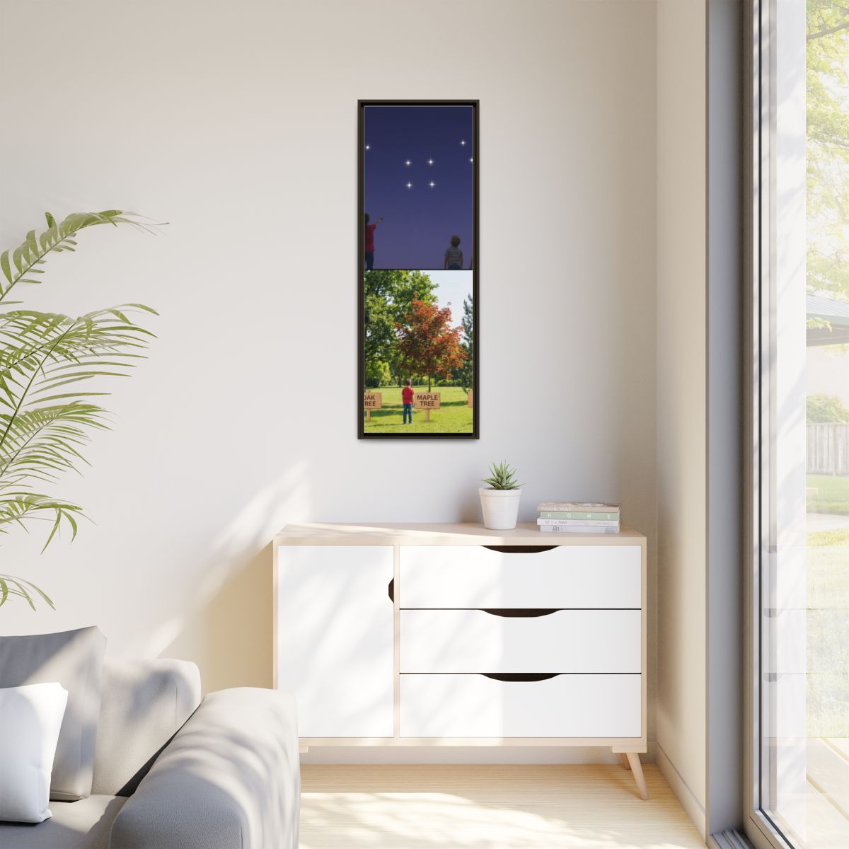 Matte Canvas, Framed - Stardust & Forest Discovery —... |...