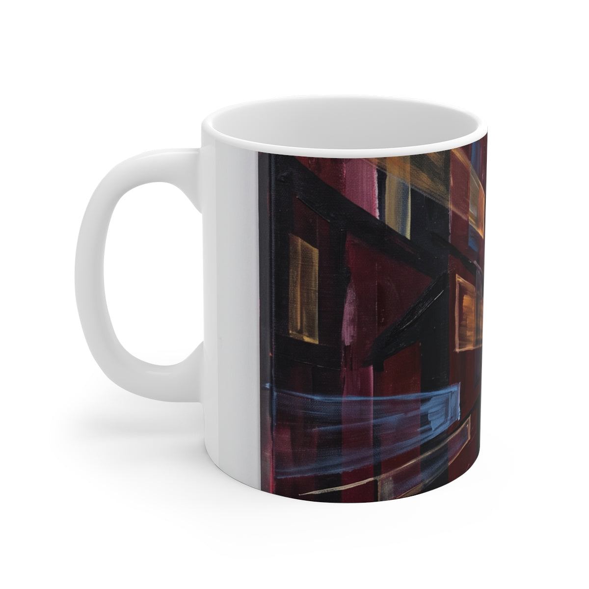 11oz White Mug - Urban Perspective | Echovira Gallery
