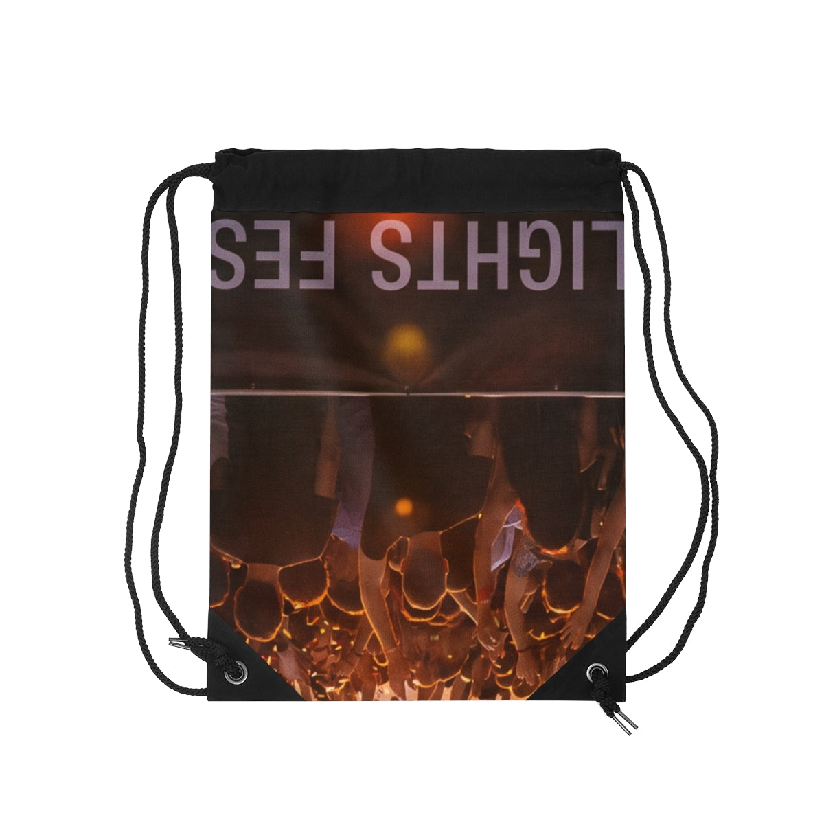 Drawstring Bag - City Lights Festival | Echovira Gallery