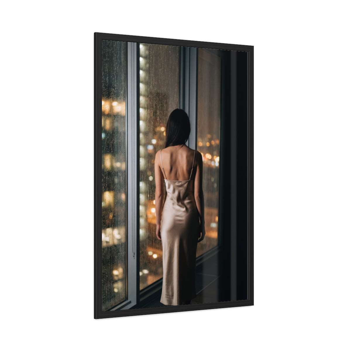 Framed Posters - Urban Solitude — Portrait