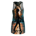 Vestido de espalda nadadora para mujer City Silhouette