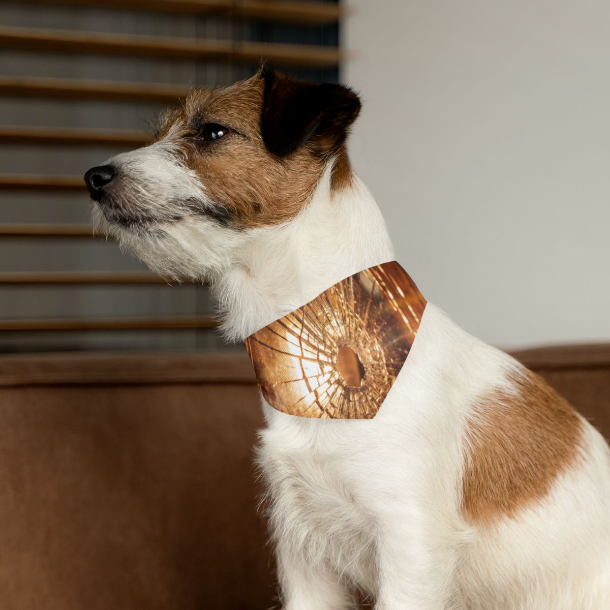 Pet Bandana Collar - Geometric Glow