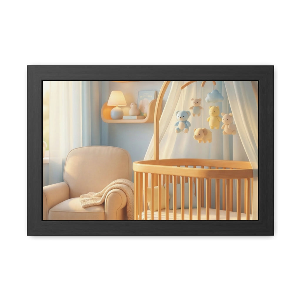 Serene Nursery Framed Posters - Room Decor — Landscape