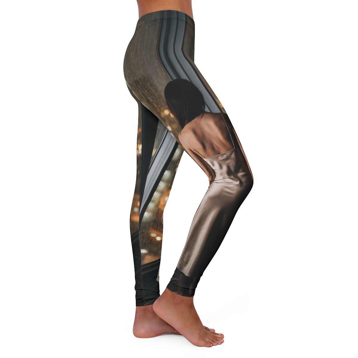 Casual Spandex Leggings - Night