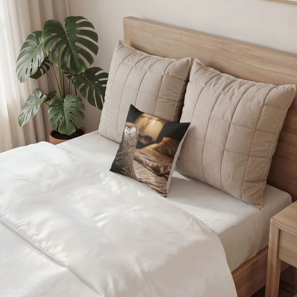 Poly Velvet Pillow - Midnight Luxury | Echovira Gallery