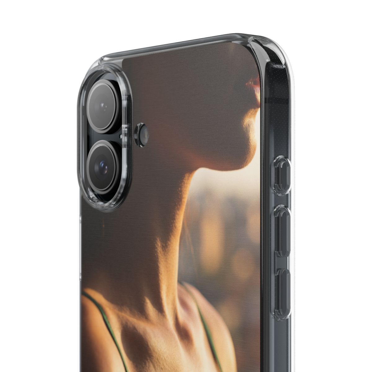 Clear Impact-Resistant Cases - Clear Phone Case - Emerald...