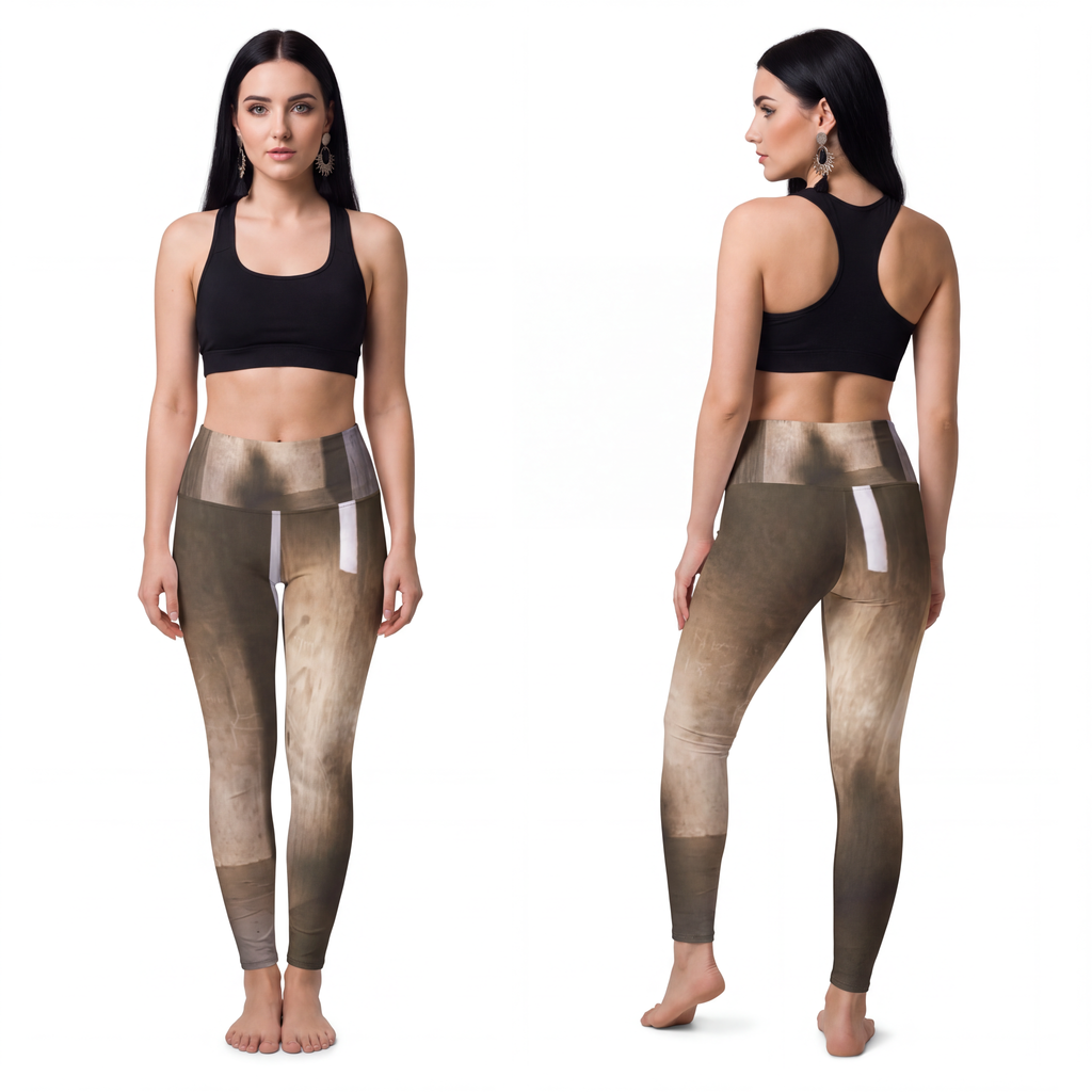 Women's Yoga Pants - Shadows of the Citadel moody... |...