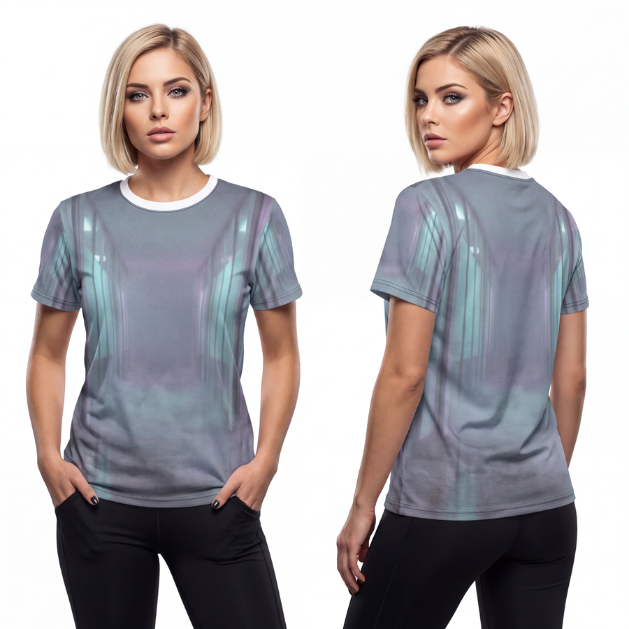 Unisex Cut & Sew Tee - Liminal Fog
