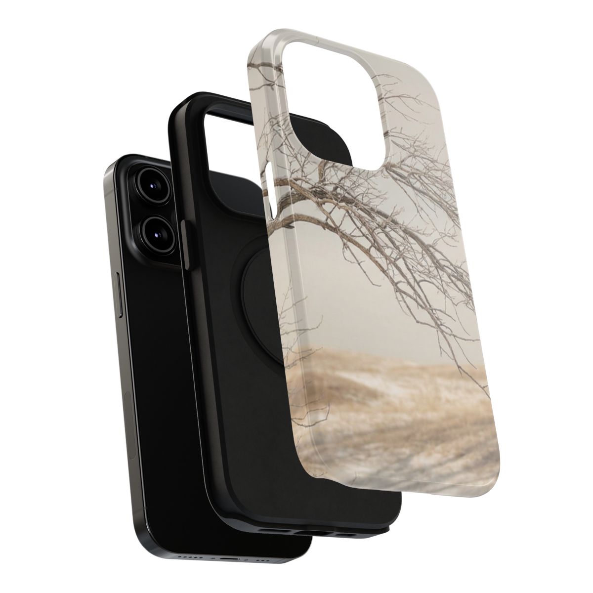 Impact-Resistant Cases - Tough Phone Case - Winter Tree Vibe— sizes part 1/2
