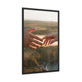 Framed Posters - The Infinite Touch | Ethereal Coastal Art...