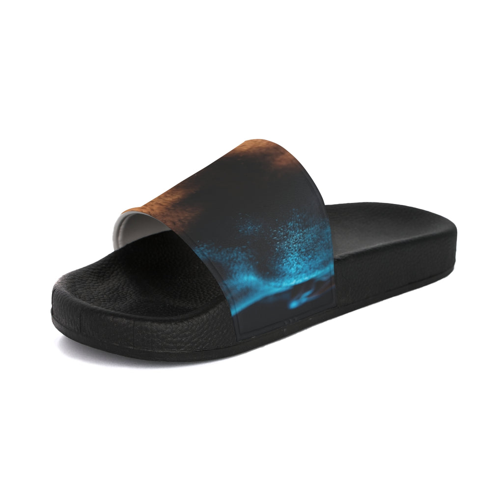 Women's Slide Sandals - Neon Horizon Portrait | Echovira...