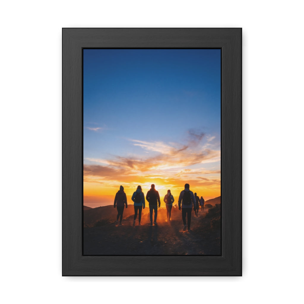 Framed Poster - Sunset Silhouette