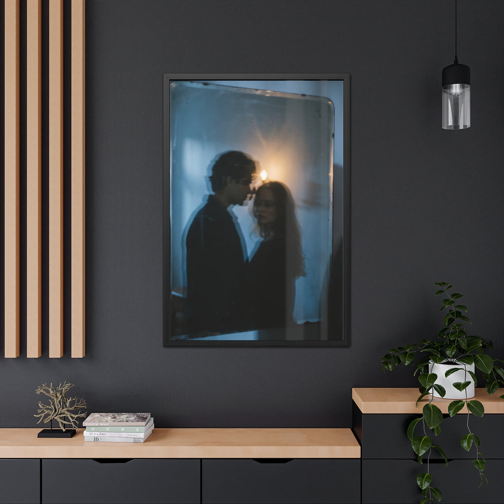 Midnight Reflections Framed Poster - Dark Academia Art... |...