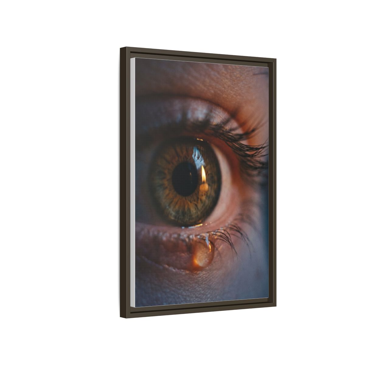 Matte Canvas, Framed - Luminous Tear