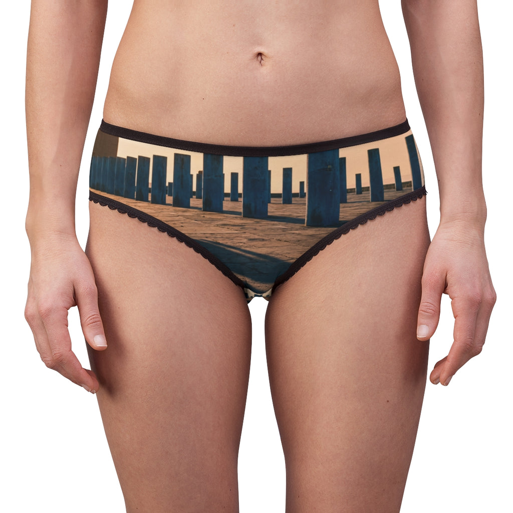 Women's Briefs - Sunset Ancient Pillars | Echovira Gallery