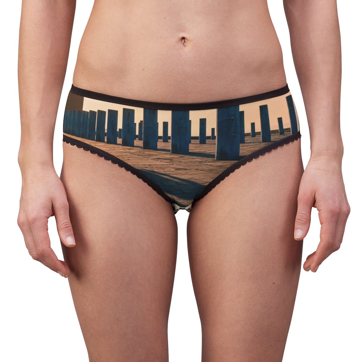 Women's Briefs - Sunset Ancient Pillars | Echovira Gallery