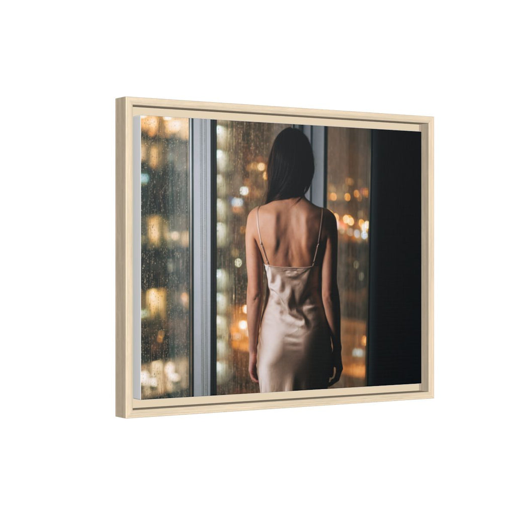 Framed Matte Canvas - Cinematic Nights — Natural / 1.25"