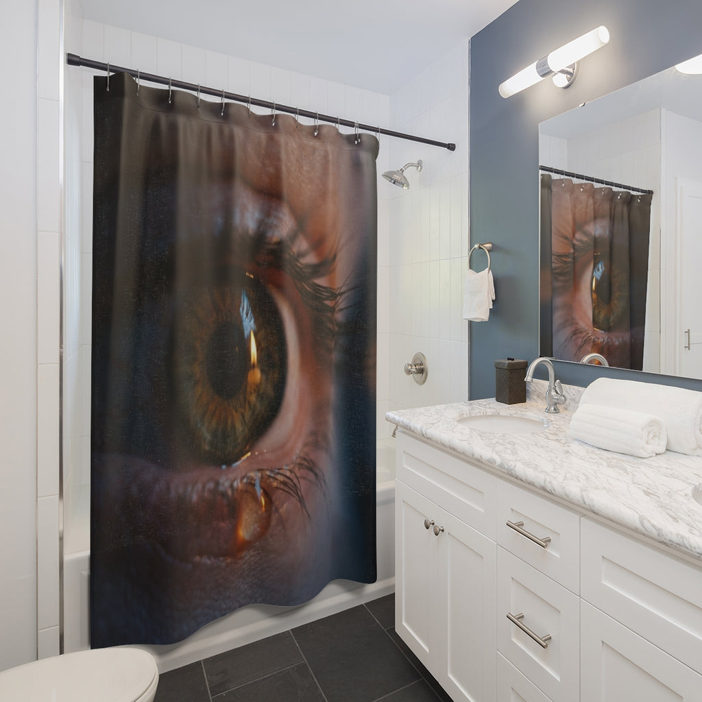 Shower Curtains - Luminous Tear Art