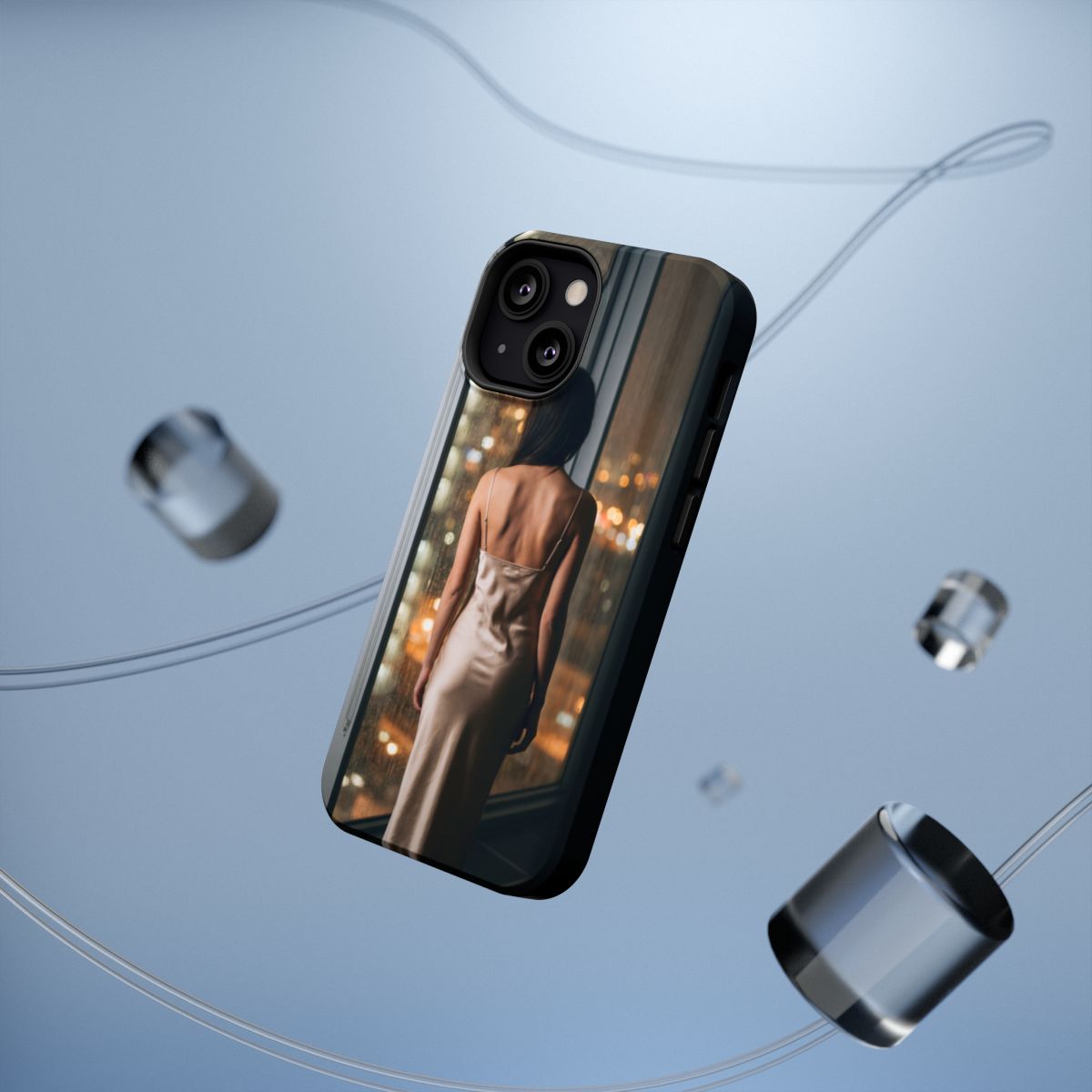 Impact-Resistant Cases - Tough Phone Case - Rainy Windows...— sizes part 1/2