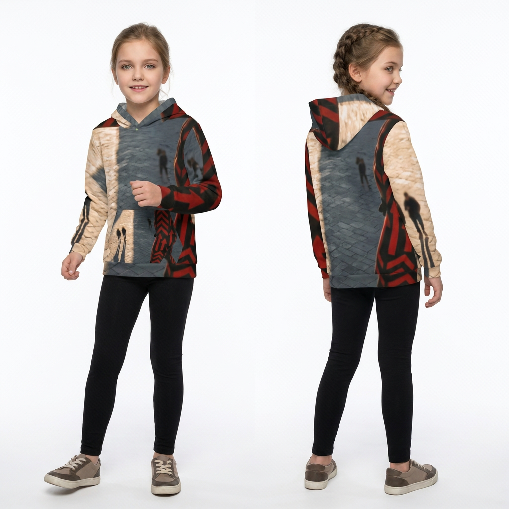 Children's Hoodie Classical Sculpture Vector Art