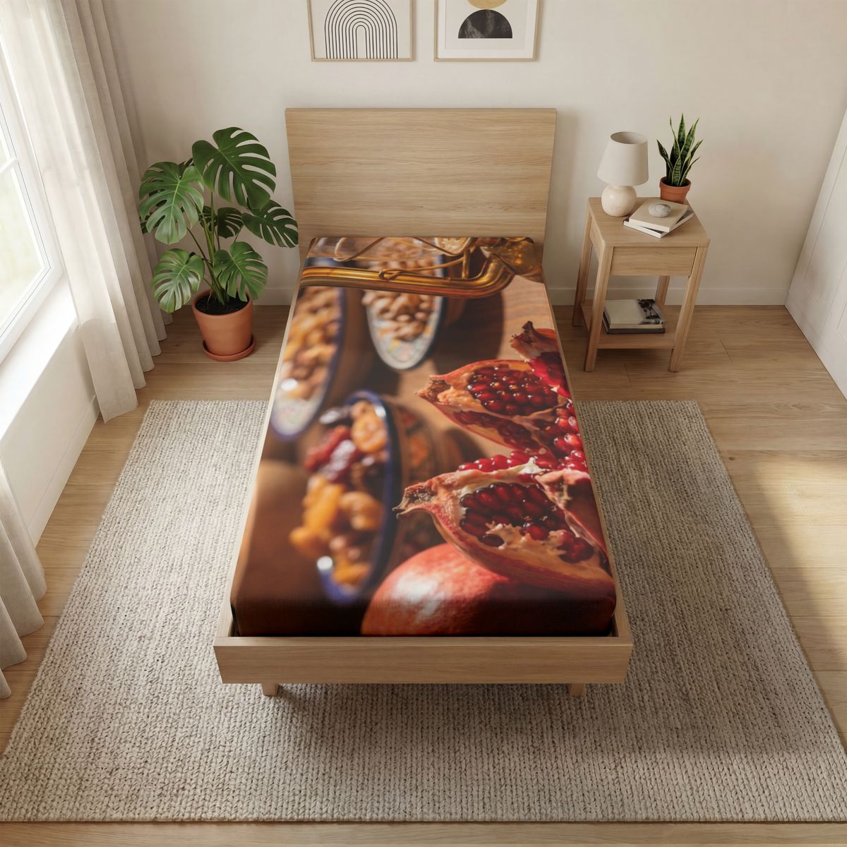 Fitted Sheet - Mediterranean Harvest Dream | Echovira...