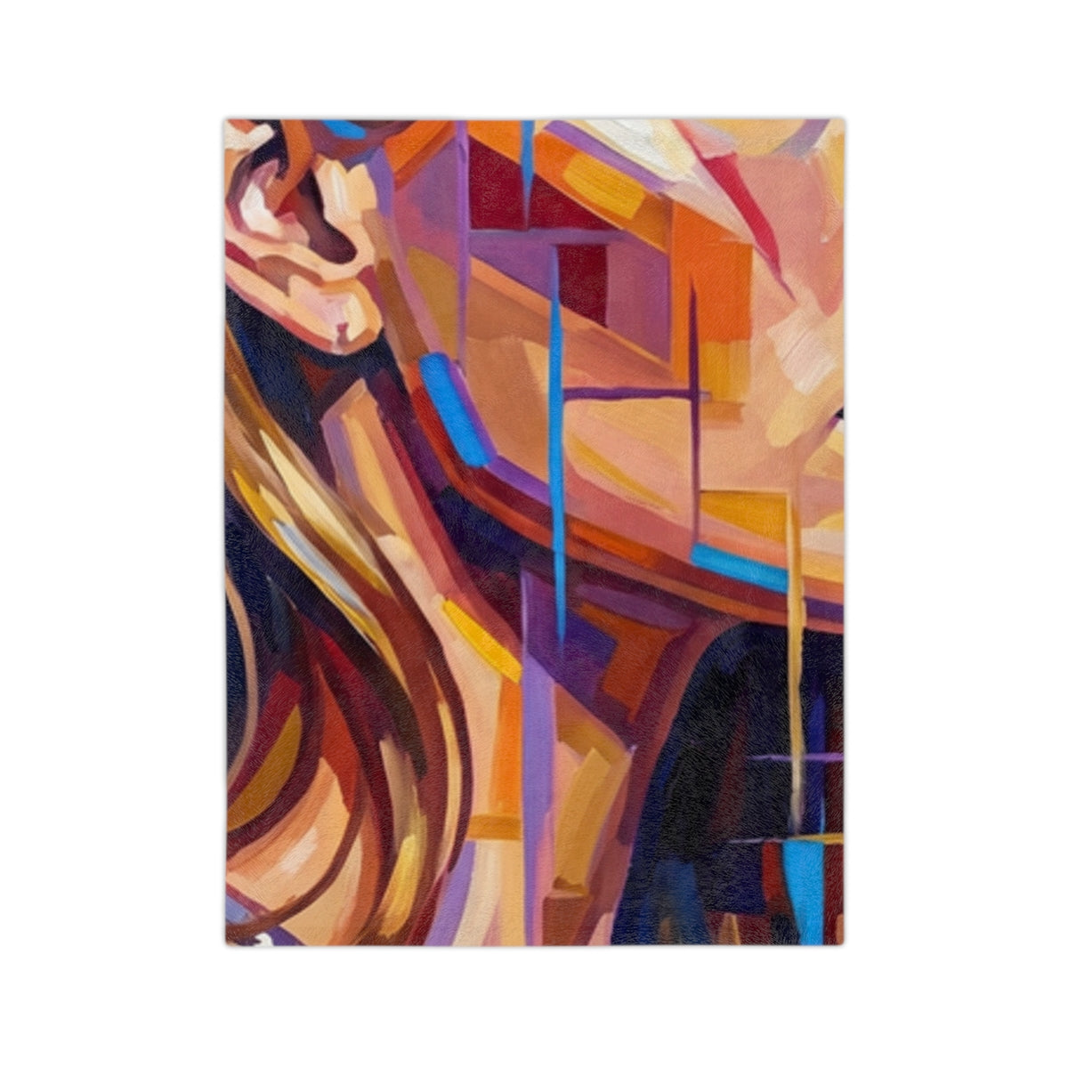 Velveteen Microfiber Blanket - Shattered Elegance | Echovira...