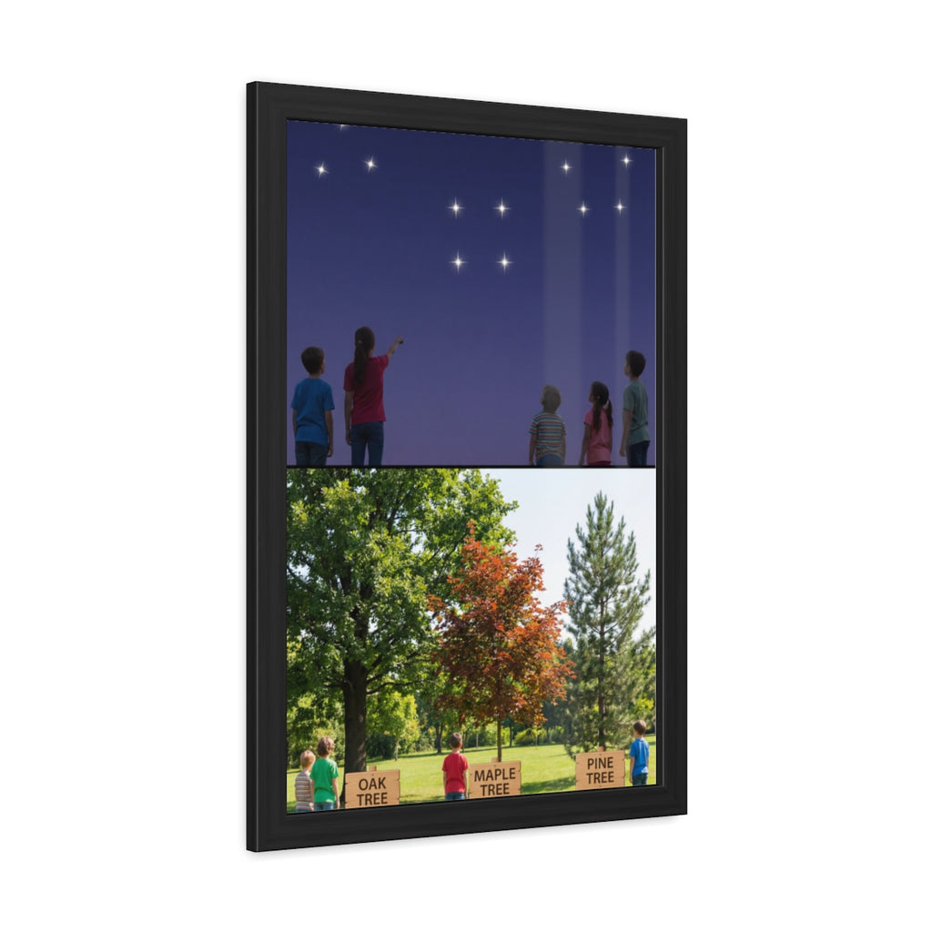 Framed Poster - Little Explorer — Portrait