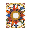 Toddler Blanket - Unity Mandala Folk Art | Echovira Gallery