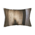 Spun Polyester Lumbar Pillow - Shadows of the Citadel moody...