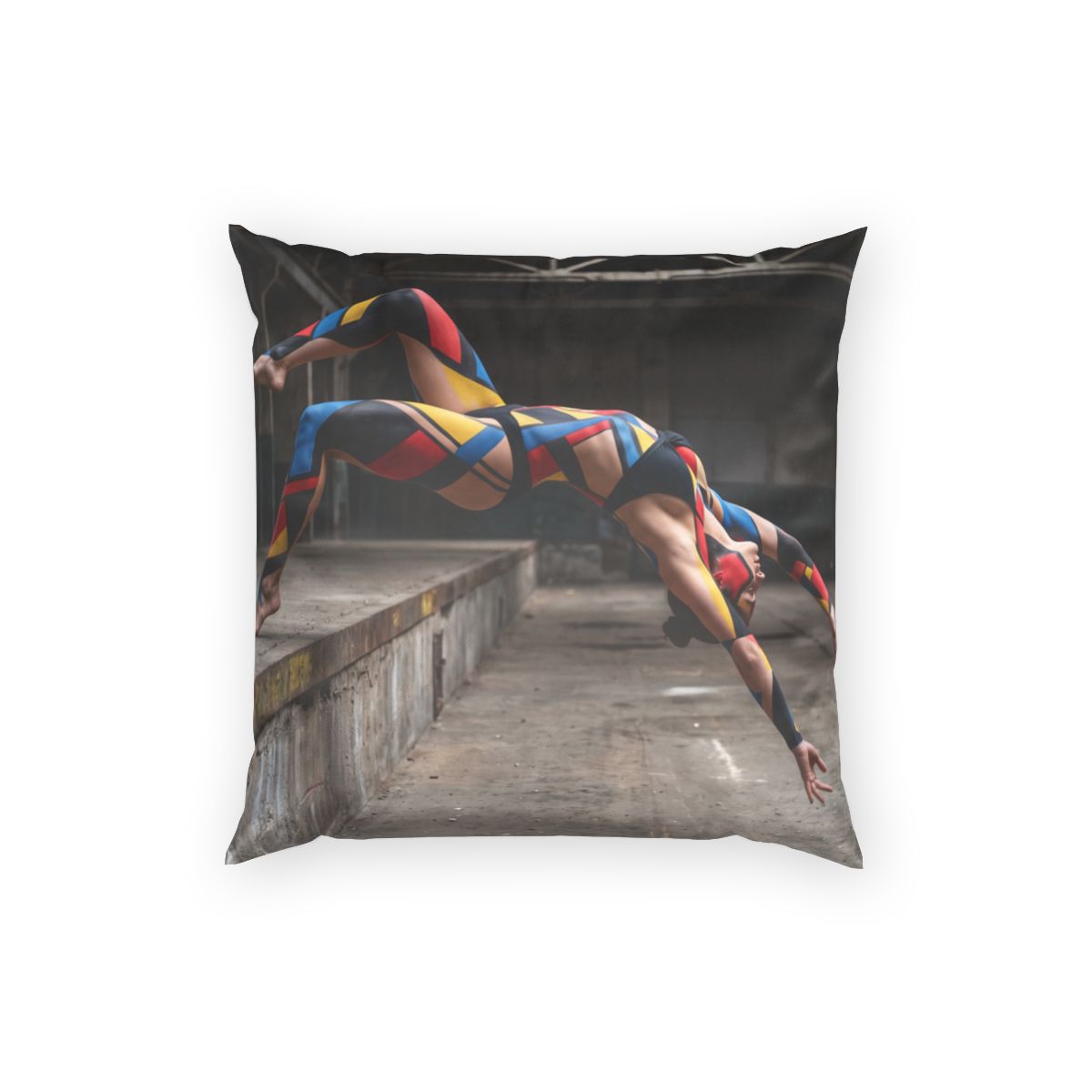 Poly Velvet Pillow - Bauhaus Movement | Echovira Gallery