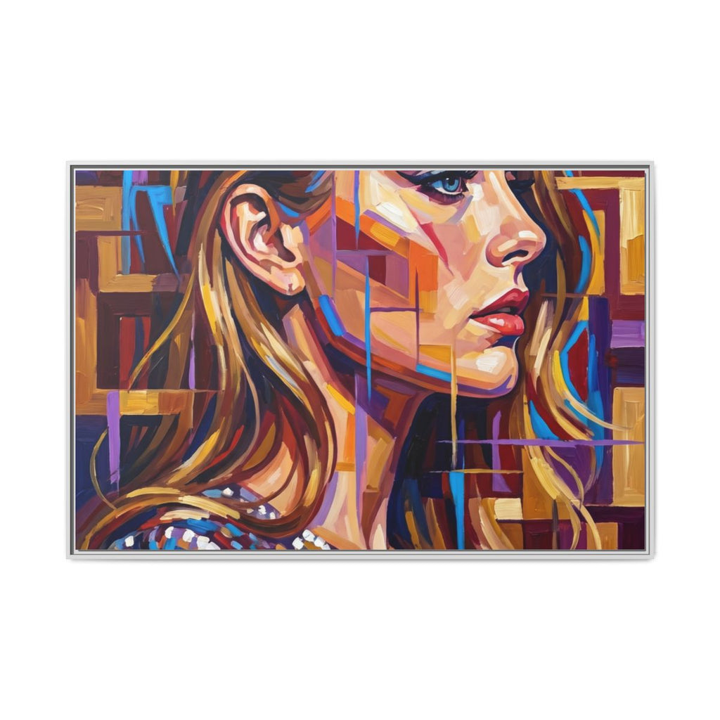 Framed Matte Canvas - Shattered Elegance (10×8, 12×9, 14×11...