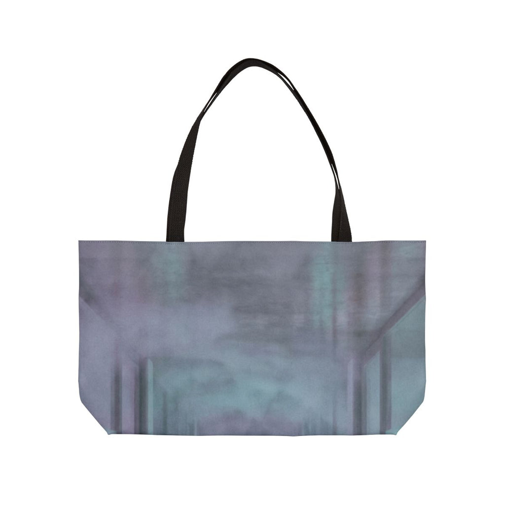 Weekender Tote Bag - Liminal Corridor Fog Art Print |...