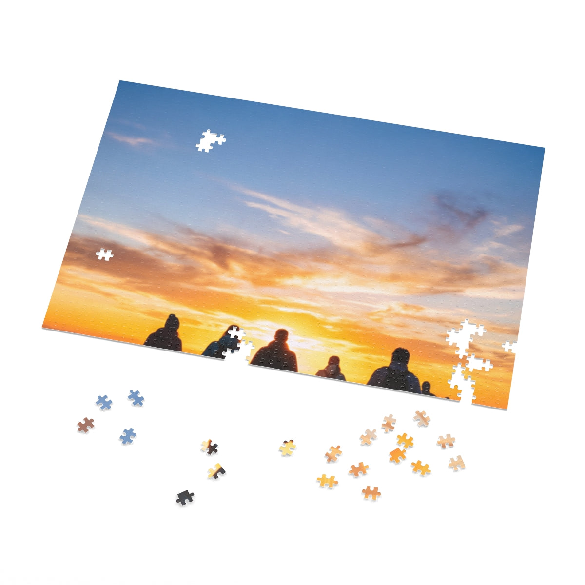 Jigsaw Puzzle with Tin - Epic Dawn Trek
