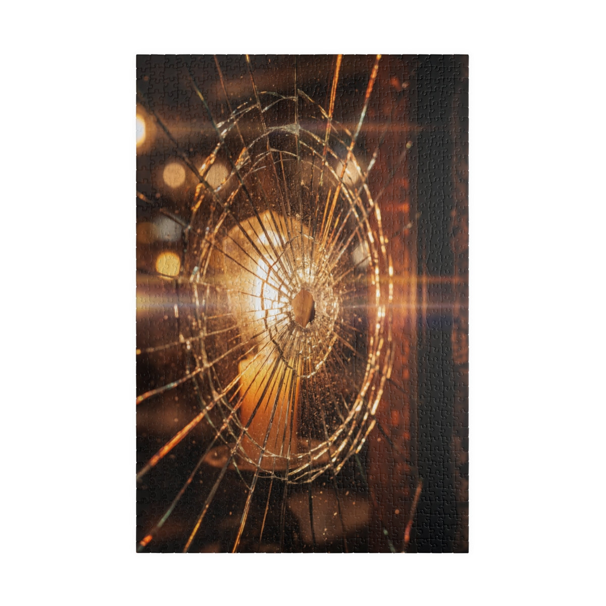 Puzzle - Fractured Light Shattered Glass Art | Echovira...