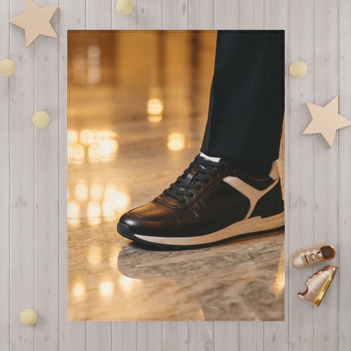 Couverture pour enfant basket minimaliste