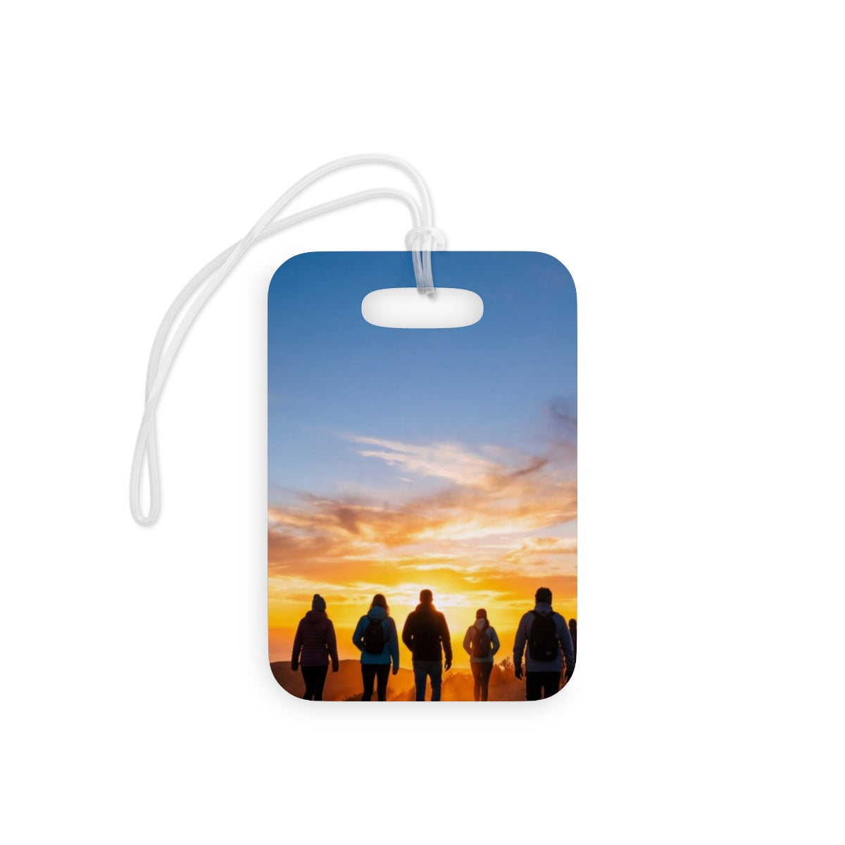 Luggage Tags - Sunset Mountain Ridge | Echovira Gallery