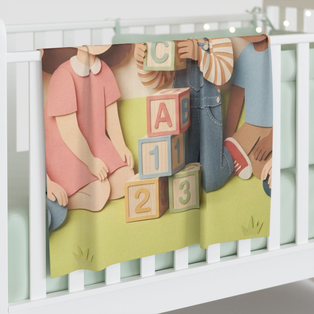 Baby Swaddle Blanket - Sunny Meadow | Echovira Gallery