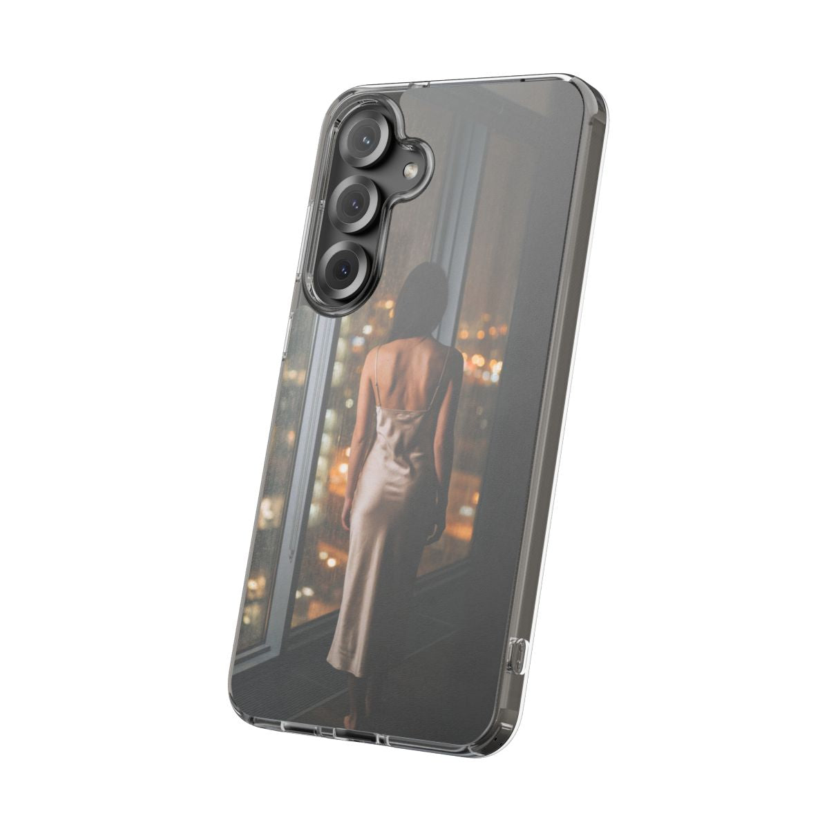 Clear Impact-Resistant Cases - Clear Phone Case - Rainy Mood...