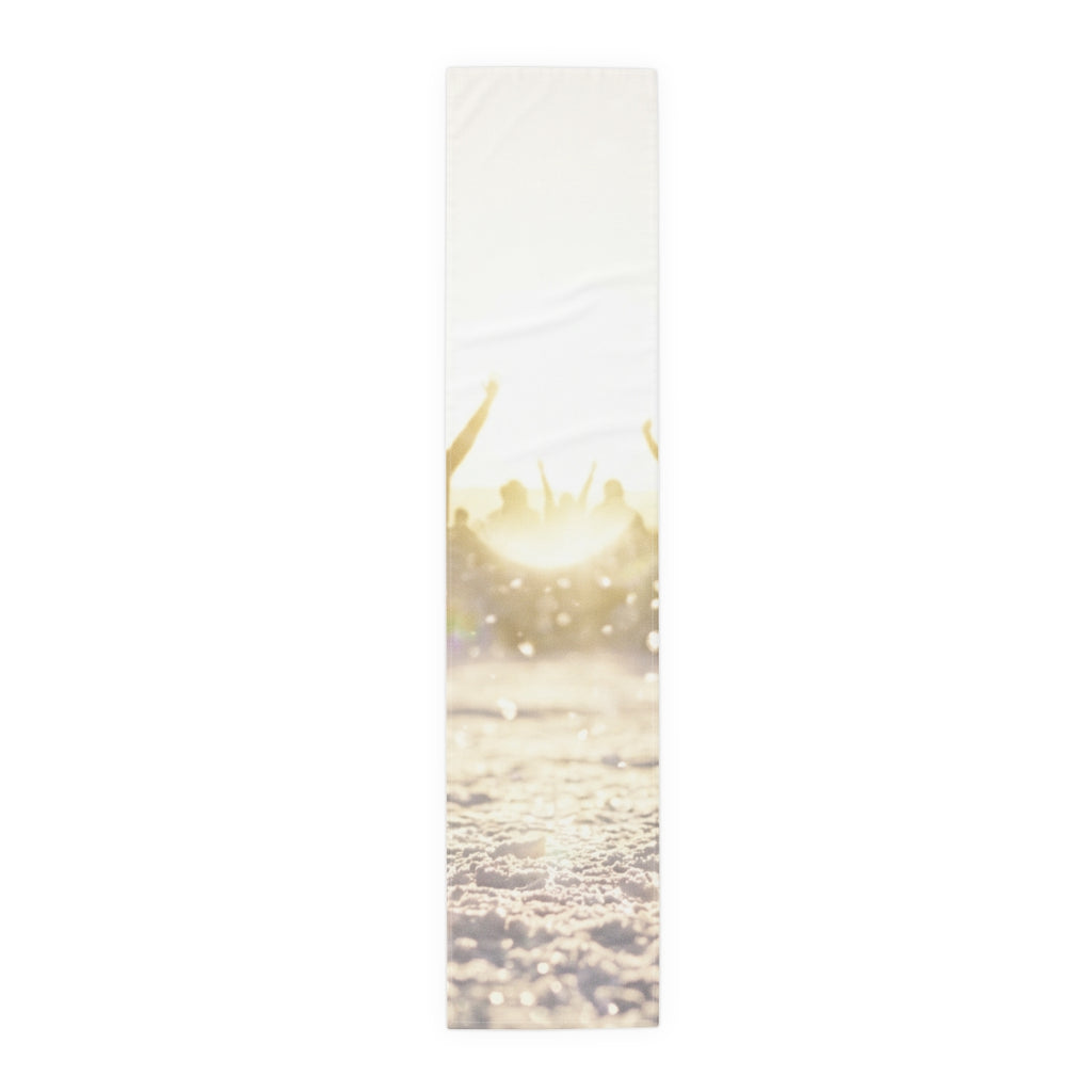 Golden Hour Crowd Table Runner