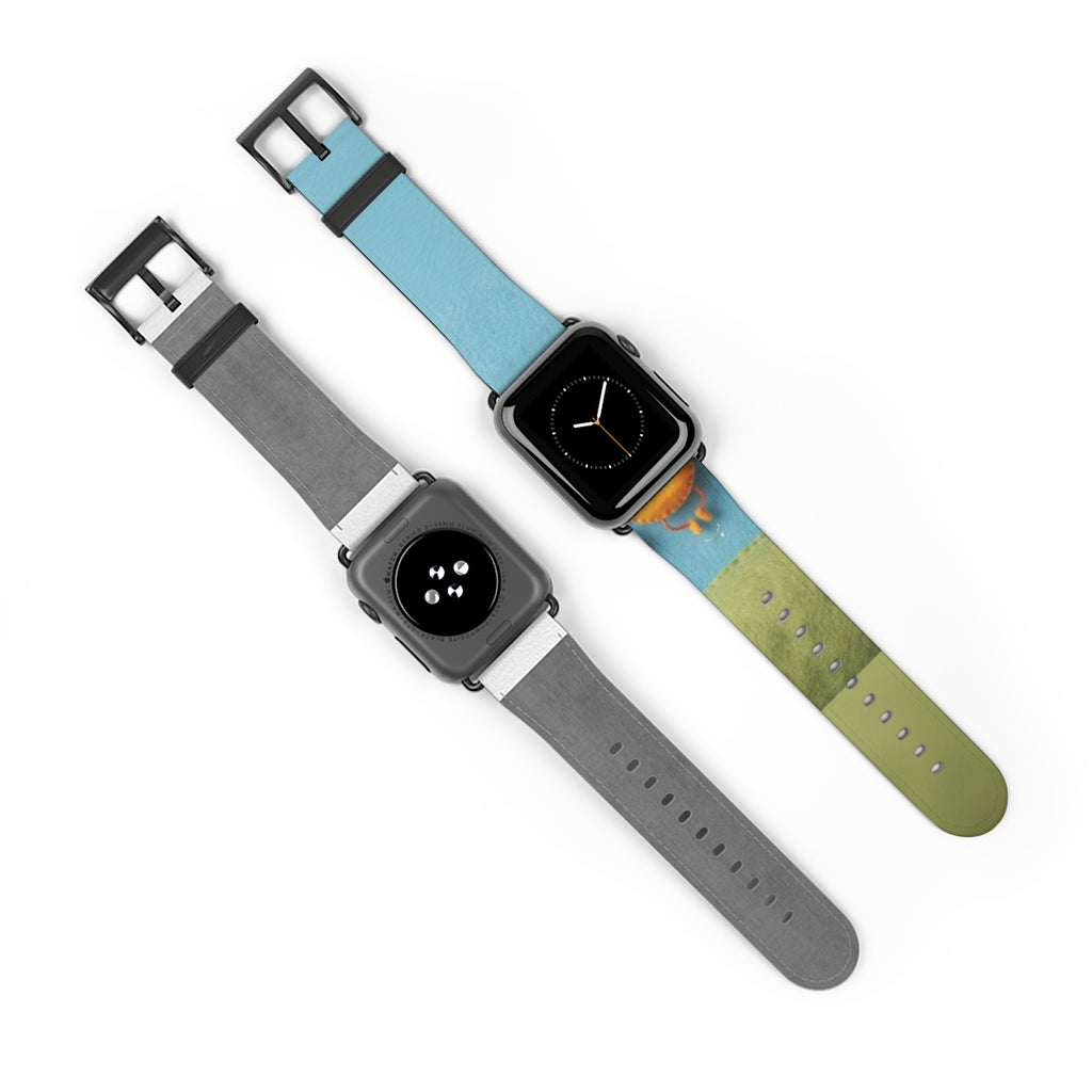 Apple Watch Band - Felt Numbers Meadow | Echovira Gallery