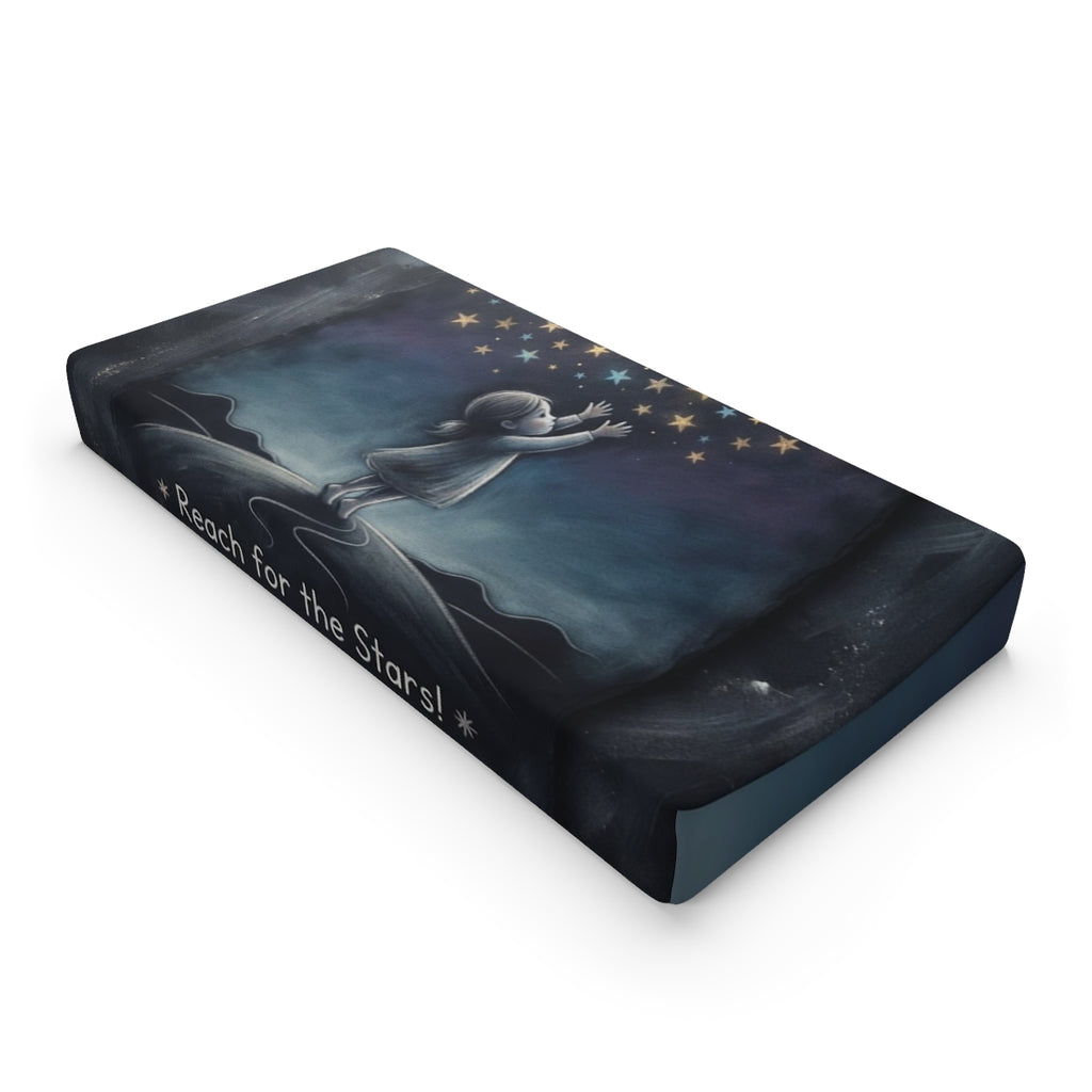 Baby Changing Pad Cover - Reach for the Stars Whimsical... |...